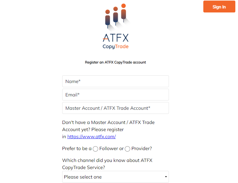 What is Copy Trading ATCopy-register